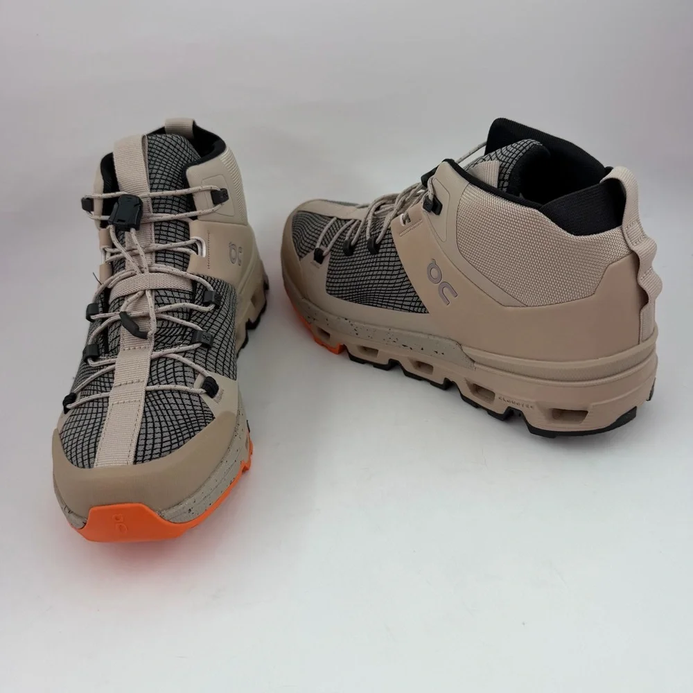 On Running Women’s Cloudtrax Sensa - SZ 7.5 - Sand/Flame Hiking Boots Sneakers - Picture 12 of 14